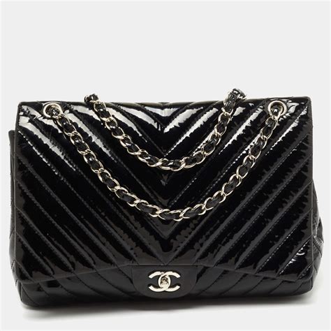 chanel 255 chevron single flap patient|Chanel flap code.